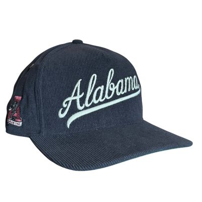 Alabama Crimson Tide Men’s Black 47 Brand Hitch Corduroy Adjustable Hat