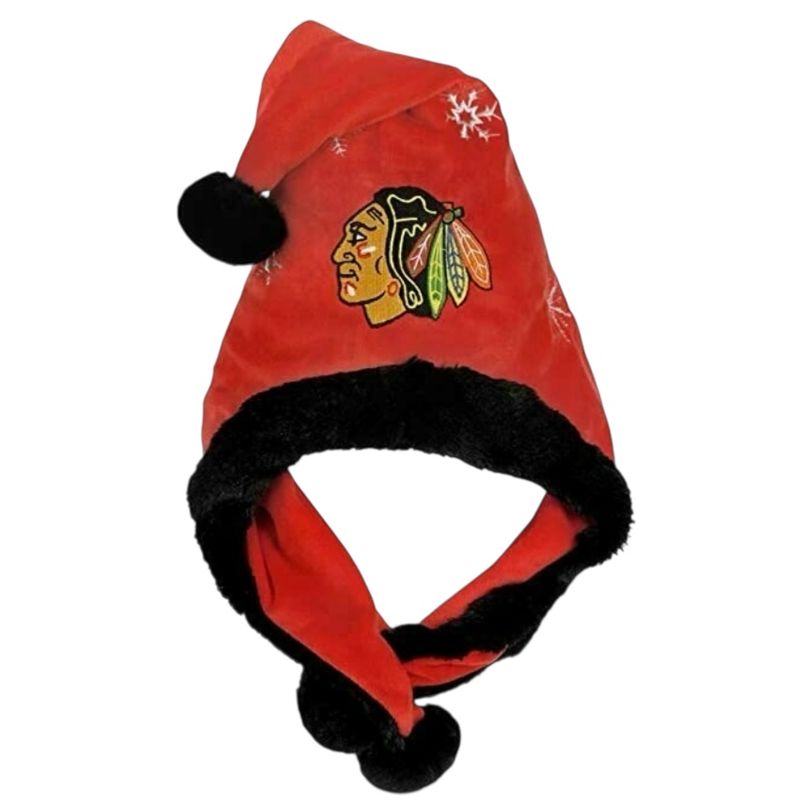 Chicago Blackhawks Christmas Dangle Santa Hat Chicago Blackhawks Christmas Dangle Santa Hat