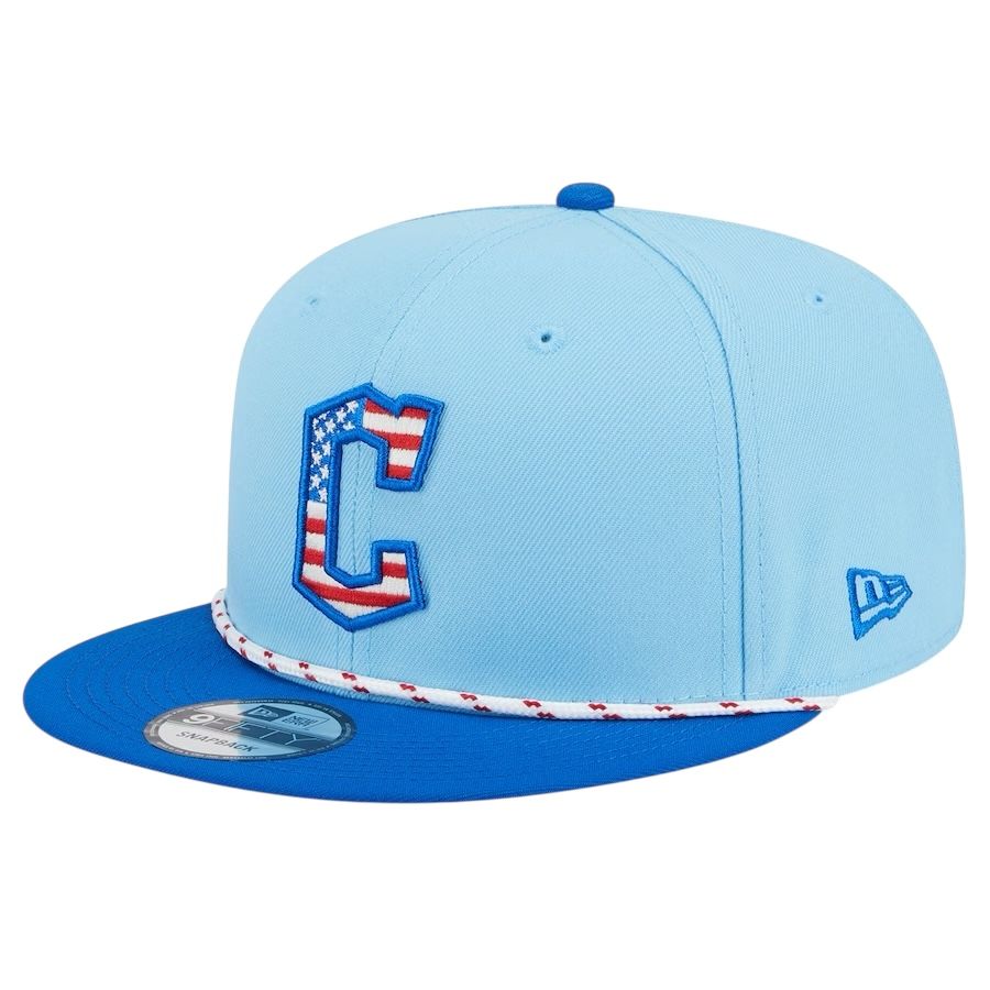 Cleveland Guardians Men's MLB 2025 4th of July New Era 9Fifty Snapback Hat