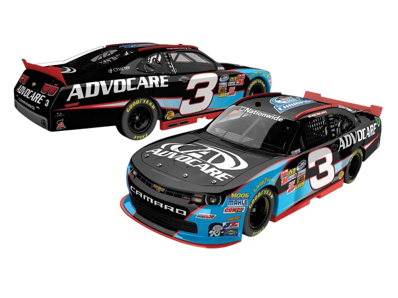 Austin Dillon 2013 Camaro #3 Advocare Champion 1:24 Scale Stock Car