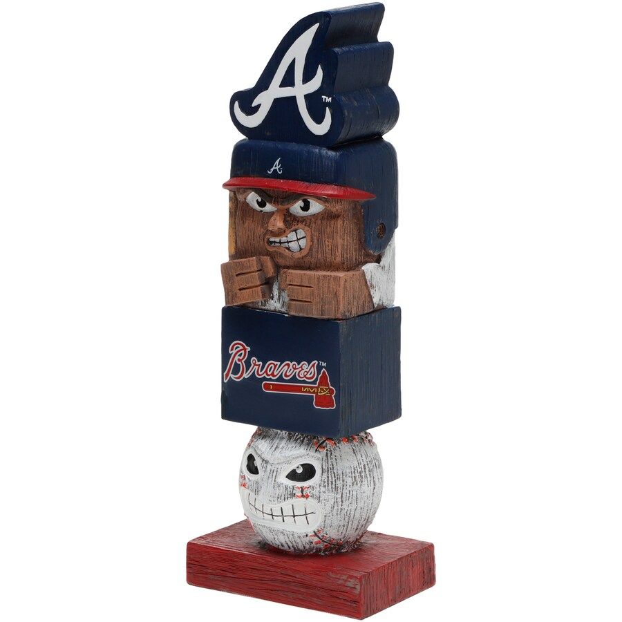 Atlanta Braves Tiki Totem Team Statue