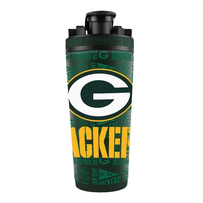 Green Bay Packers 26oz 4D Stainless Steel Ice Shaker Bottle