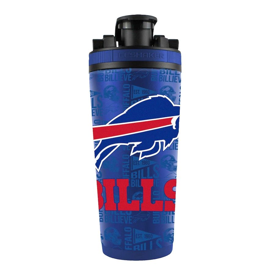Buffalo Bills 26oz 4D Stainless Steel Ice Shaker Bottle
