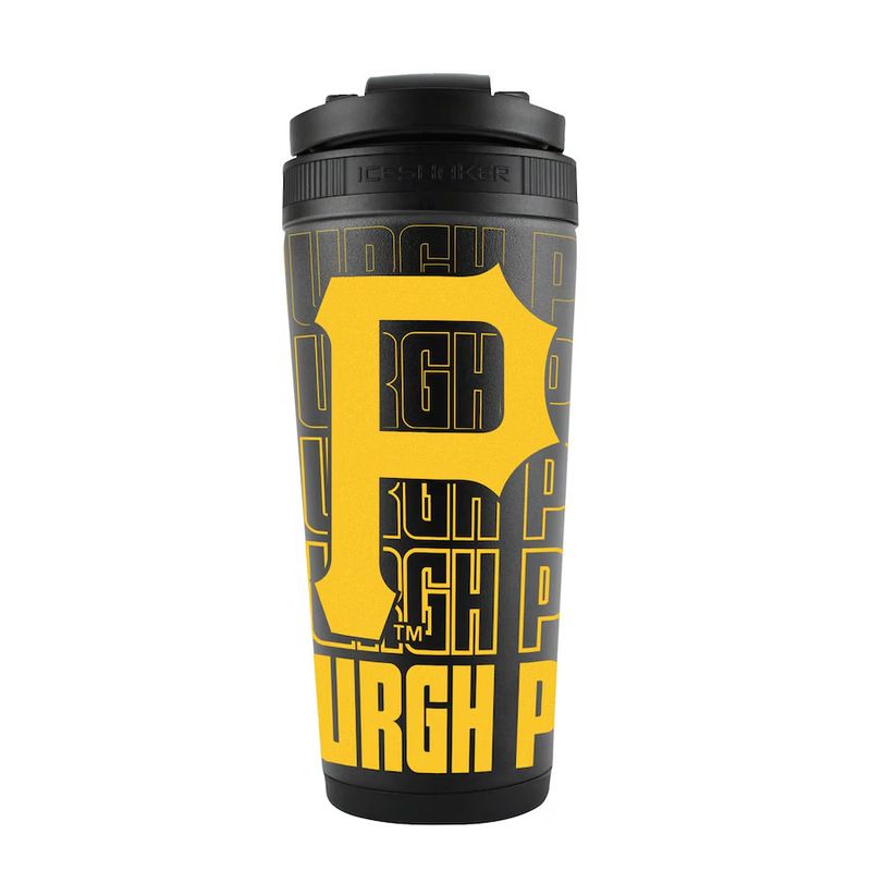 Pittsburgh Pirates 26oz 4D Stainless Steel Ice Shaker Bottle