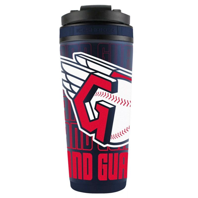 Cleveland Guardians 26oz 4D Stainless Steel Ice Shaker Bottle