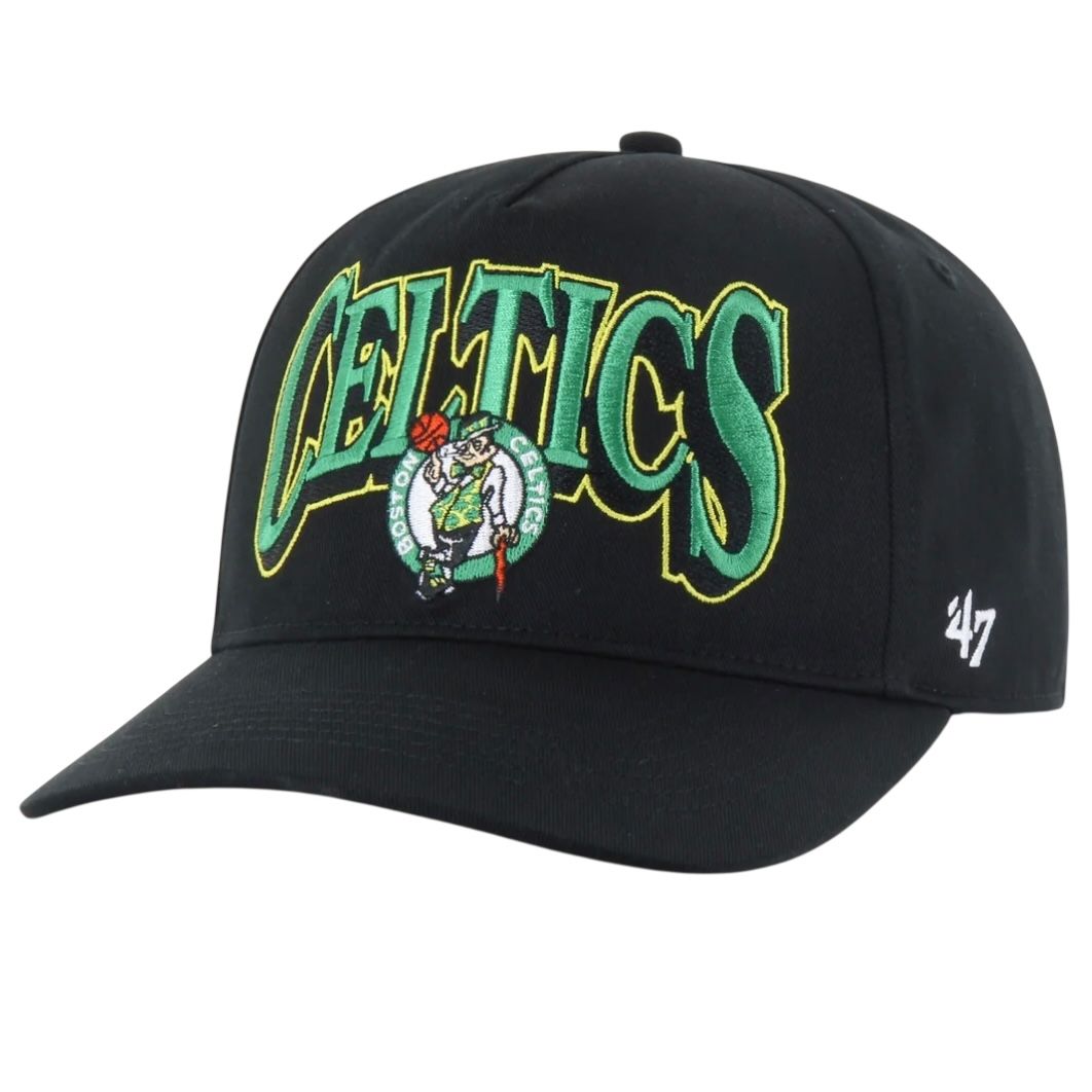 Boston Celtics Men’s Black 18X NBA Champions 47 Hitch Adjustable Hat