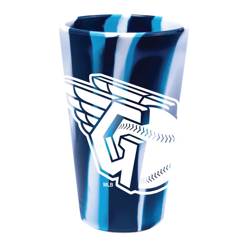 Cleveland Guardians Fashion 16oz. Team Silicone Pint Glass