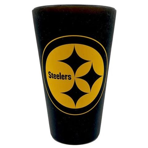 Pittsburgh Steelers 16oz. Team Silicone Pint Glass