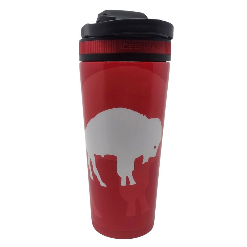 Buffalo Bills Historic 26oz 4D Stainless Steel Ice Shaker Bottle
