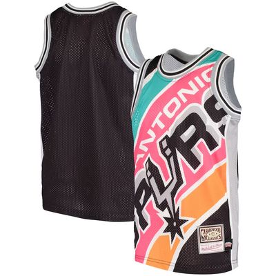 San Antonio Spurs Men’s Mitchell & Ness Hardwood Classics Big Face Tank Jersey Tank Top San Antonio Spurs Men’s Mitchell & Ness Hardwood Classics Big Face Tank Jersey Tank Top