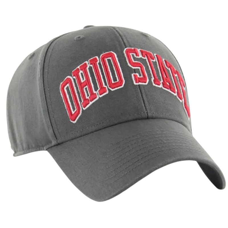 Ohio State Buckeyes Men’s Charcoal 47 Brand MVP Adjustable Hat