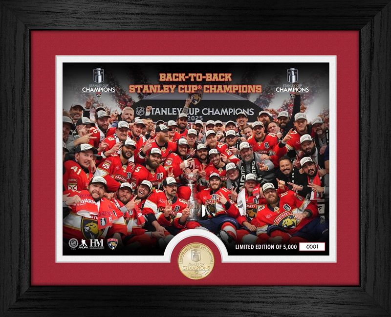 Florida Panthers 2025 Stanley Cup Champions Tradition Celebration Bronze Coin Photo Mint