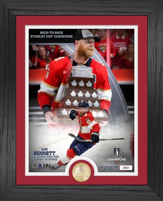 Florida Panthers Sam Bennett 2025 Conn Smythe Trophy Winner Bronze Coin Photo Mint