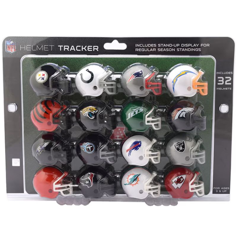 NFL 32 Team Tracker Pocket Pro Riddell Helmet Set