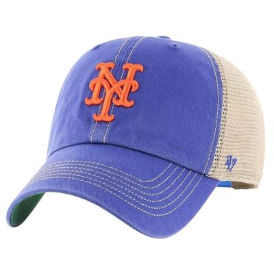 New York Mets Men’s Trawler 47 Brand Clean Up Adjustable Hat New York Mets Men’s Trawler 47 Brand Clean Up Adjustable Hat