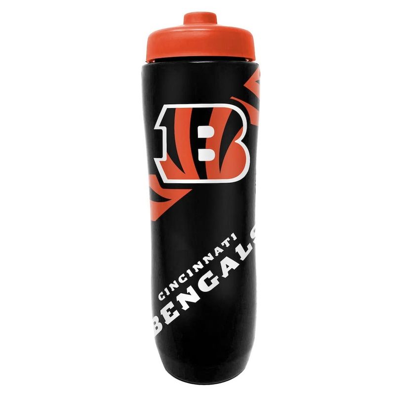 Cincinnati Bengals 34oz Squeezy Water Bottle