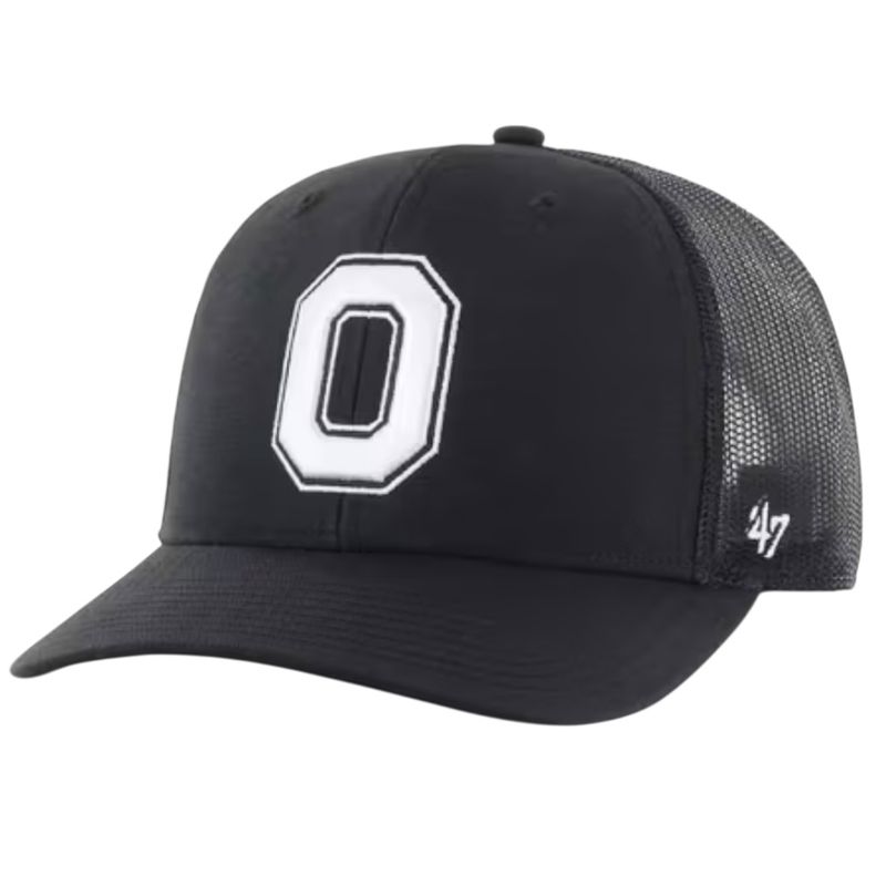 Ohio State Buckeyes Men’s Black 47 Brand Trucker Adjustable Hat