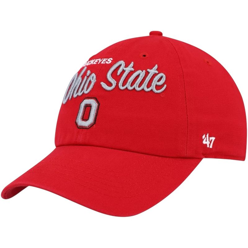 Ohio State Buckeyes Women’s Red Phoebe 47 Clean Up Adjustable Hat