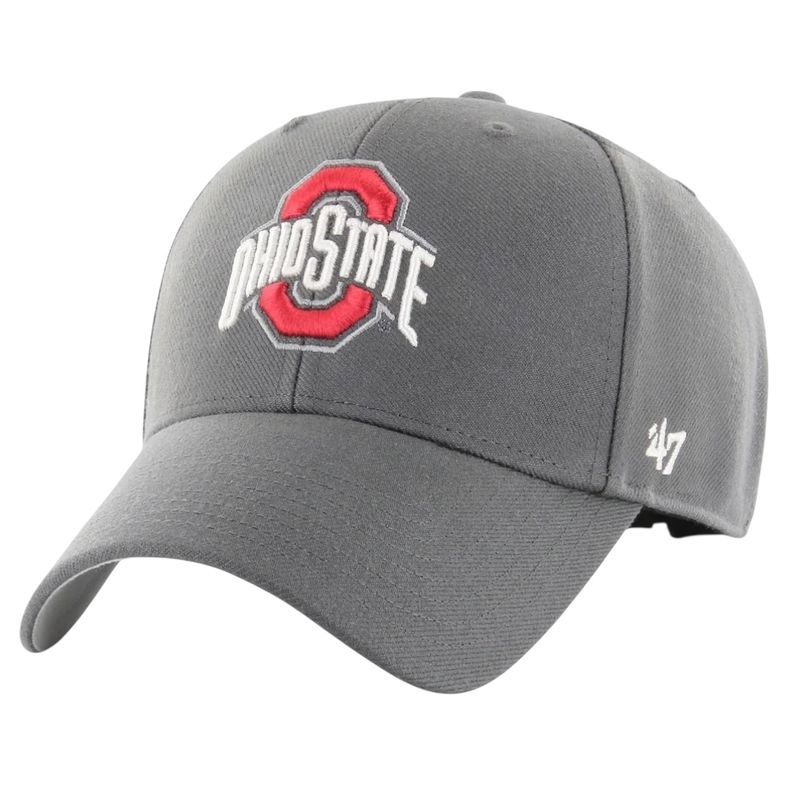 Ohio State Buckeyes Men's Grey 47 Brand MVP Adjustable Hat