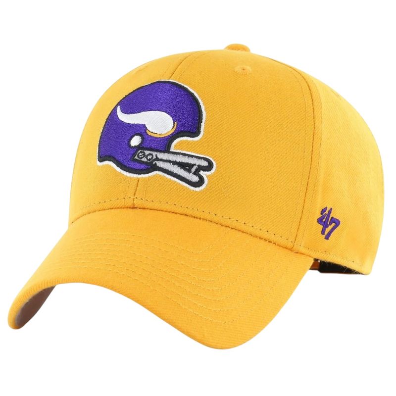 Minnesota Vikings Men's Gold Legacy 47 Brand MVP Adjustable Hat