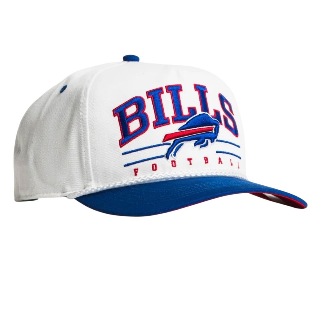 Buffalo Bills Men’s White Roscoe 47 Hitch Snapback Hat