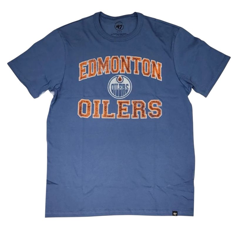 Edmonton Oilers Men’s Blue 47 Union Arch Franklin T-Shirt