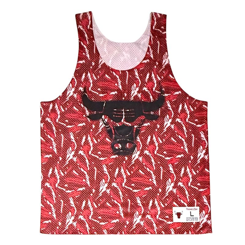 Chicago Bulls Men’s Mitchell & Ness Hardwood Classics Technical Foul Reversible Jersey Tank Top