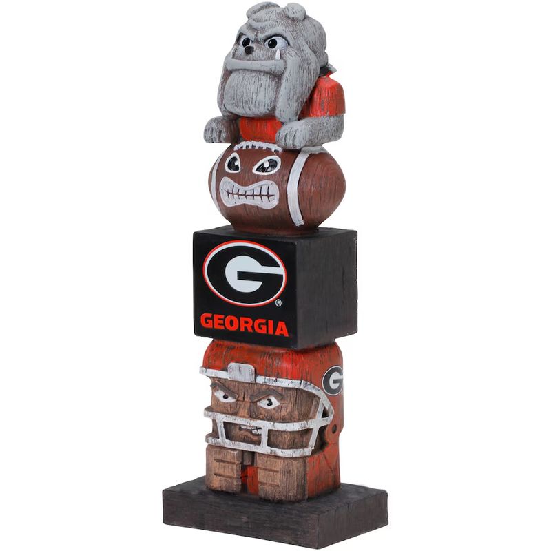 Georgia Bulldogs Tiki Totem Team Statue