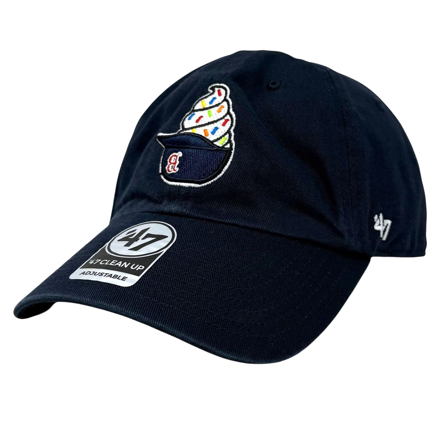 Boston Red Sox Men’s Navy 47 Brand Clean Up Spring Training Ice Cream Cup Current Day Adjustable Hat