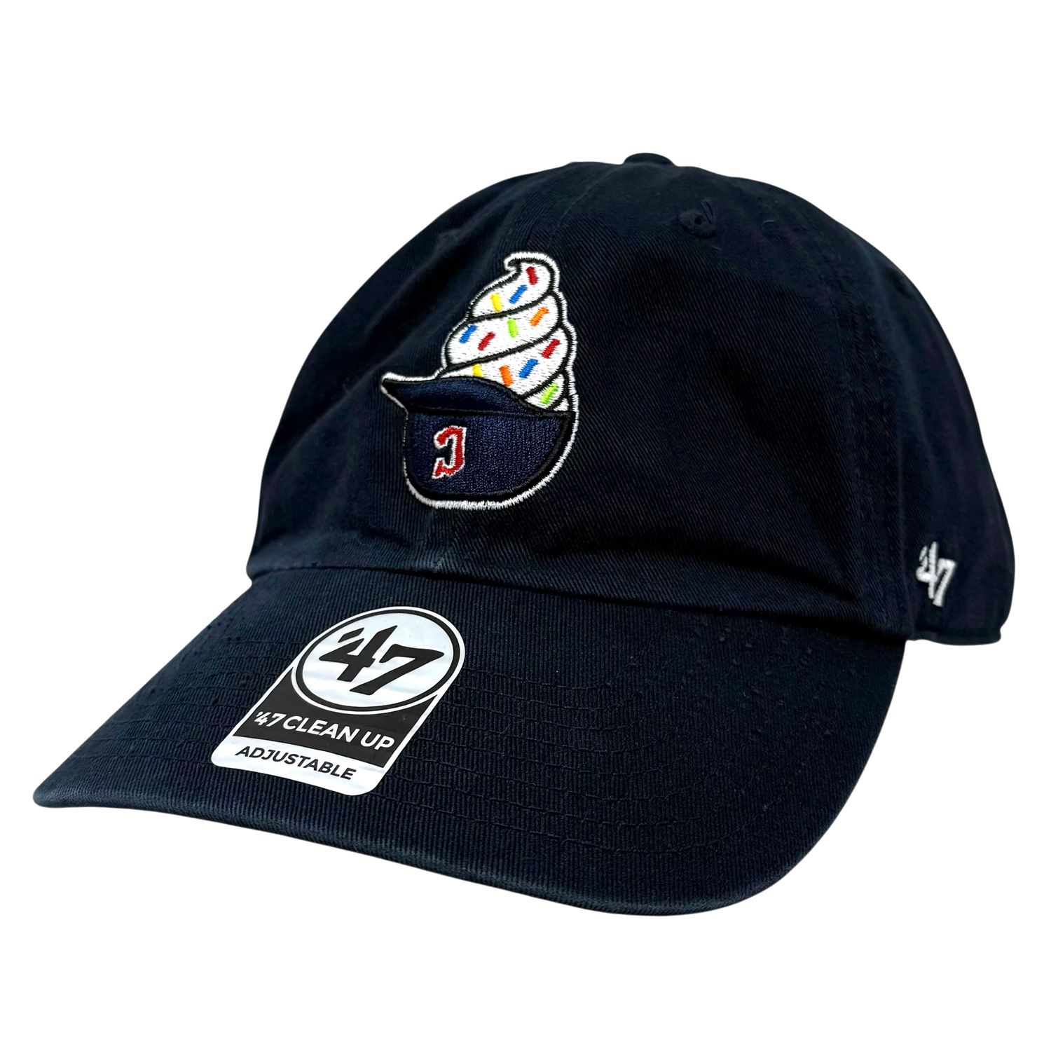 Cleveland Guardians Men’s Navy 47 Brand Clean Up Spring Training Ice Cream Cup Current Day Adjustable Hat