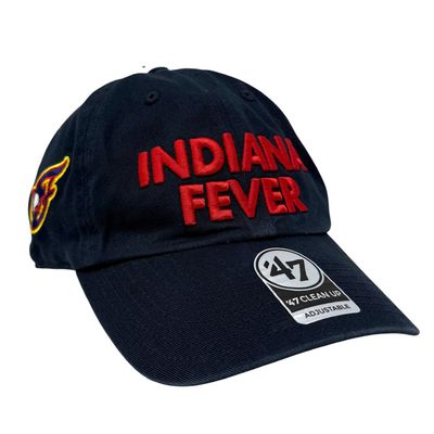 Indiana Fever Men’s Navy 47 Brand Clean Up Adjustable Hat