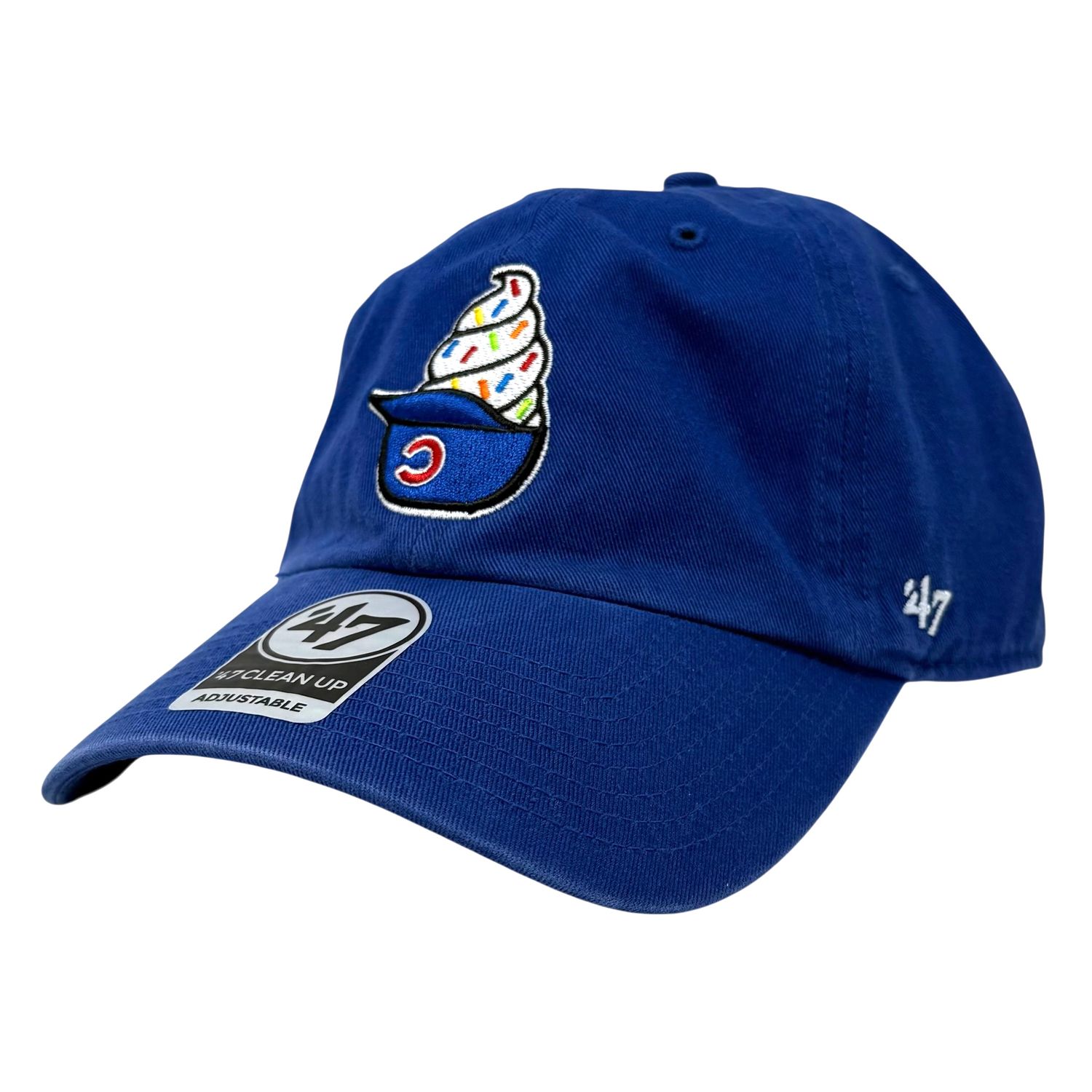 Chicago Cubs Men’s Blue 47 Brand Clean Up Spring Training Ice Cream Cup Current Day Adjustable Hat