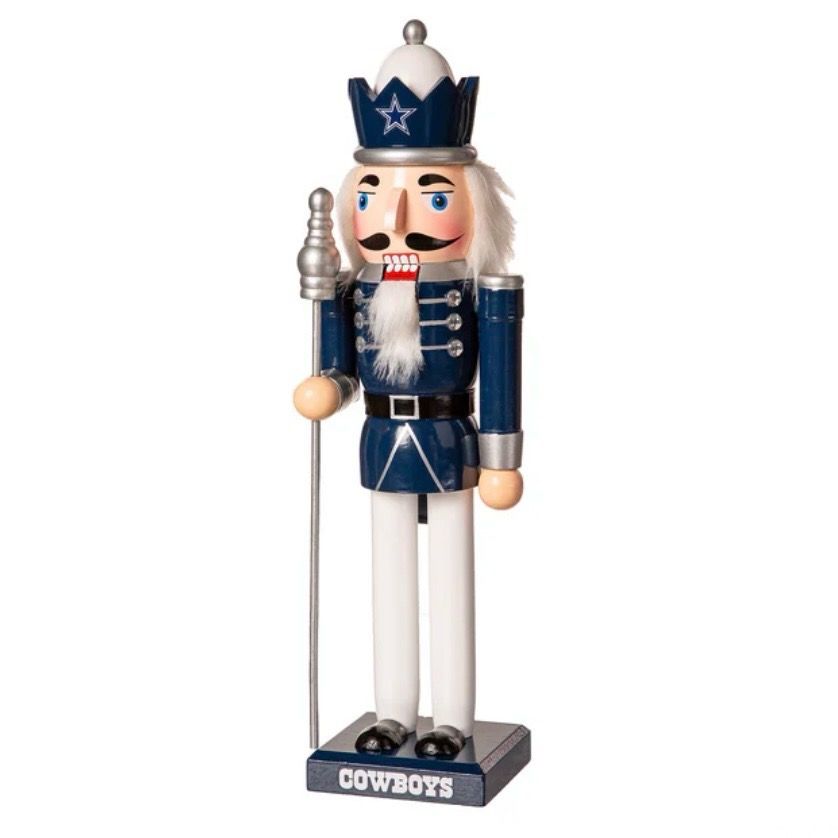 Dallas Cowboys 12” x 3” Nutcracker