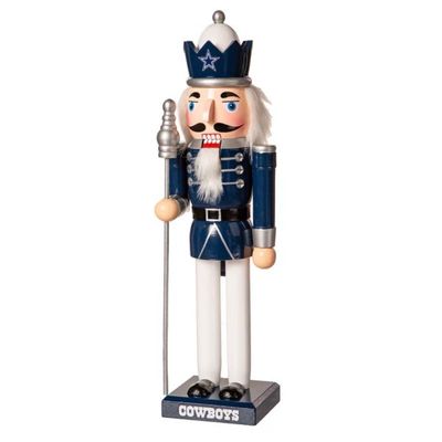 Dallas Cowboys 12” x 3” Wooden Nutcracker Statue