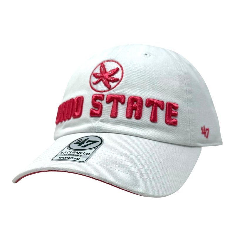 Ohio State Buckeyes Women’s White Luminance 47 Clean Up Adjustable Hat