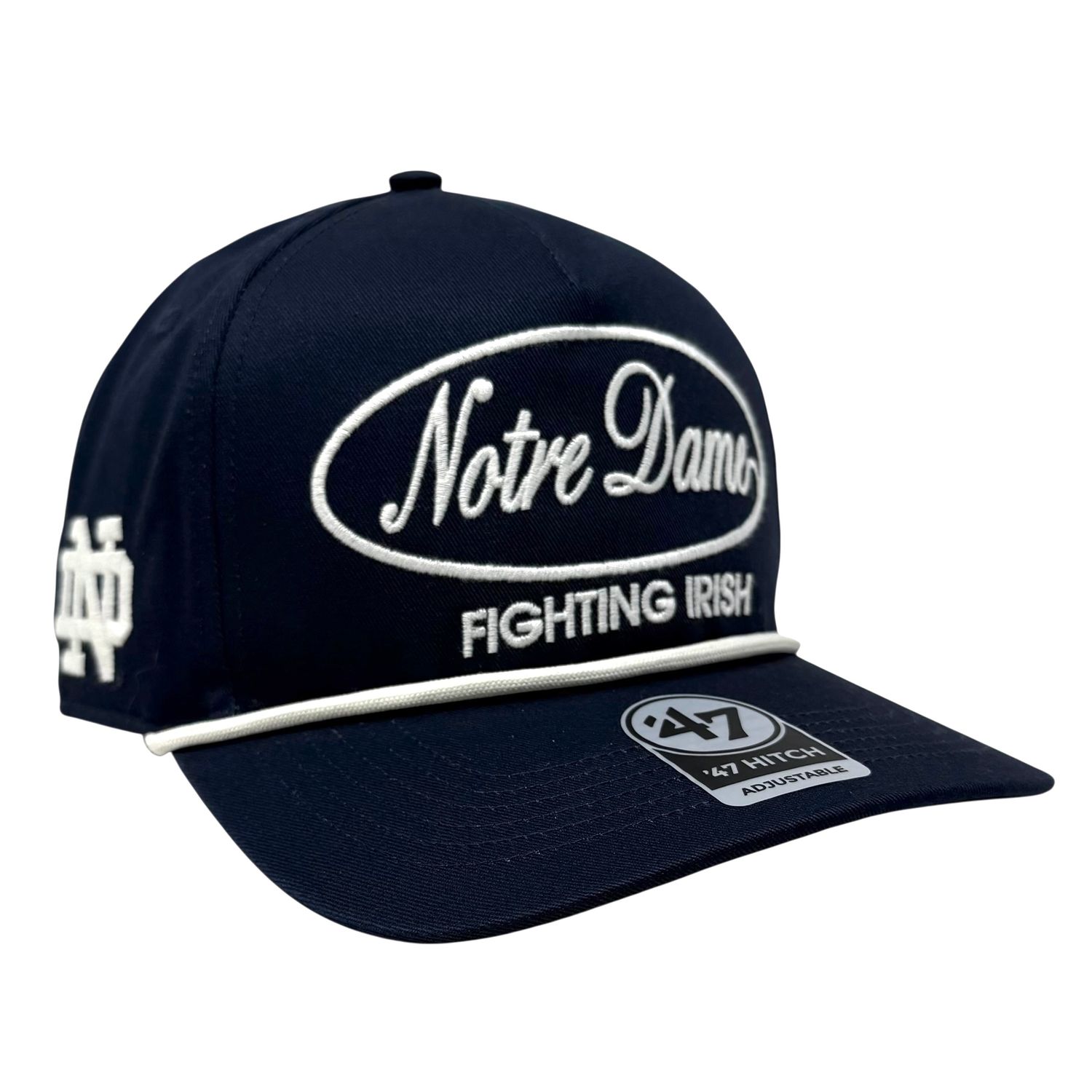 Notre Dame Fighting Irish Men’s Navy Foundational 47 Hitch Rope Snapback Hat