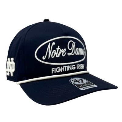 Notre Dame Fighting Irish Men’s Navy Foundational 47 Hitch Rope Snapback Hat