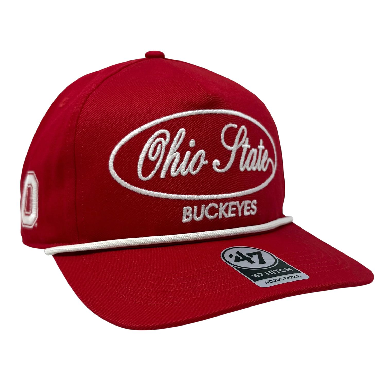 Ohio State Buckeyes Men’s Red Foundational 47 Hitch Rope Snapback Hat