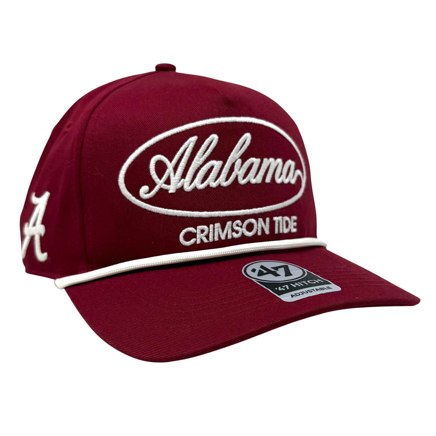 Alabama Crimson Tide Men’s Red Foundational 47 Hitch Rope Snapback Hat