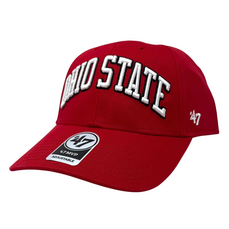 Ohio State Buckeyes Men’s Red 47 Brand MVP Adjustable Hat
