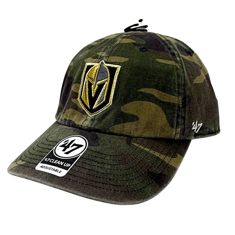 Vegas Golden Knights Men’s Camo 47 Brand Clean Up Adjustable Hat