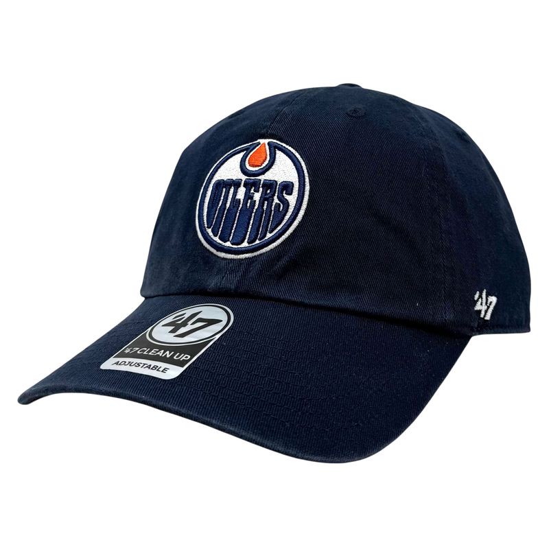 Edmonton Oilers Men’s 47 Brand Clean Up Adjustable Hat