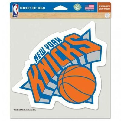 New York Knicks 8 New York Knicks 8" x 8" Perfect Cut Color Decal