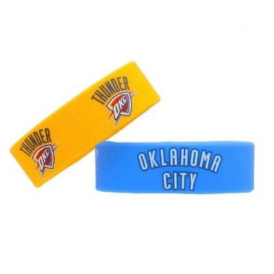 Oklahoma City Thunder Rubber Bulk Wrist Bands