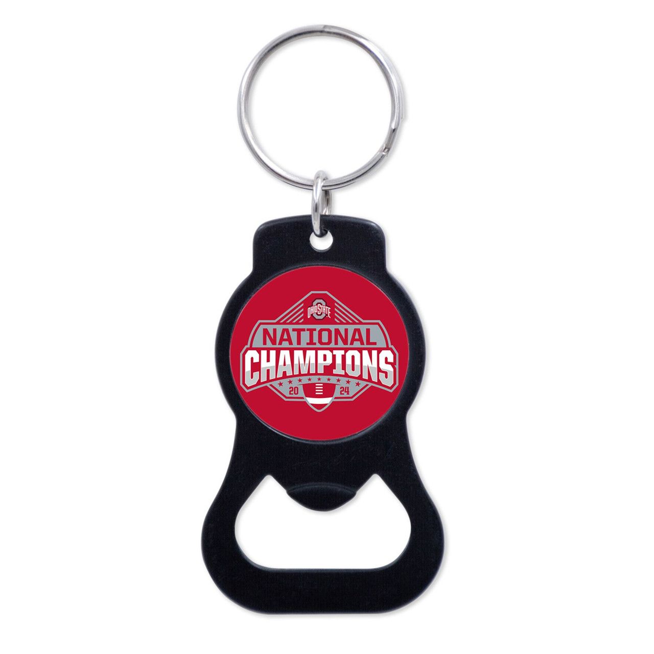 Ohio State Buckeyes 2024 National Champions Metal Key Ring and Bottle Opener