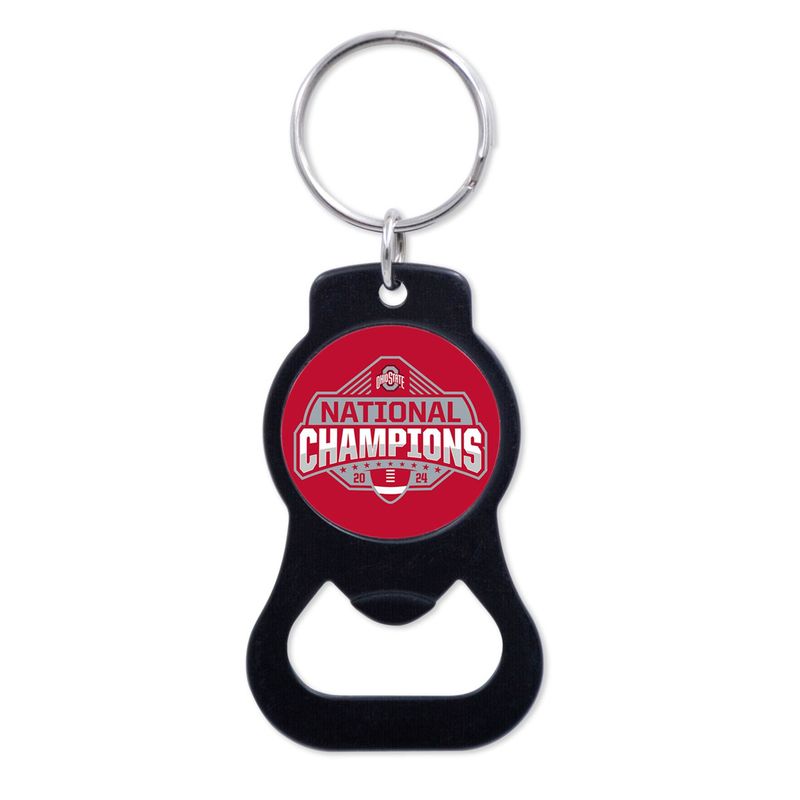 Ohio State Buckeyes 2024 National Champions Metal Key Ring and Bottle Opener