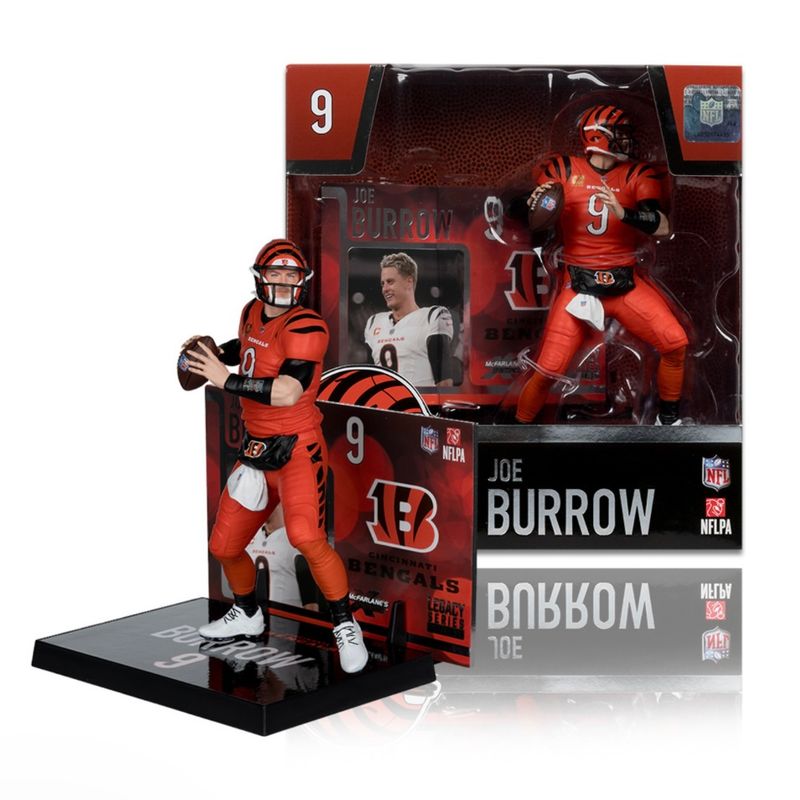 Cincinnati Bengals Joe Burrow Jersey NFL McFarlane Legacy Series Figure 31
