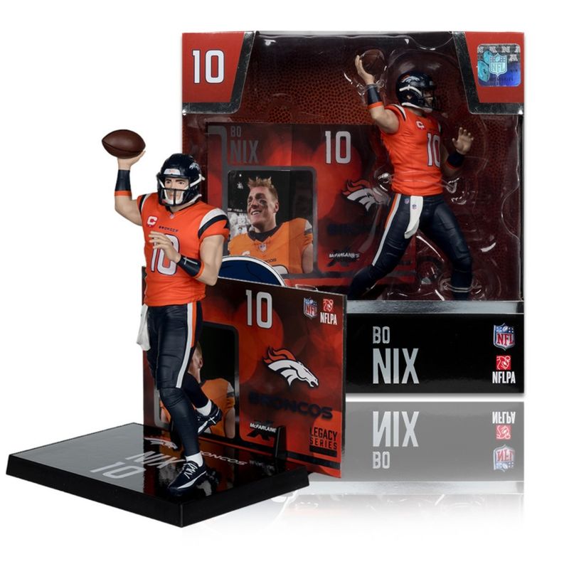 Denver Broncos Bo Nix NFL McFarlane Legacy Series Figure 38