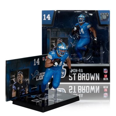 Detroit Lions Amon-Ra St. Brown NFL McFarlane Legacy Series Figure 39 Detroit Lions Amon-Ra St. Brown NFL McFarlane Legacy Series Figure 39