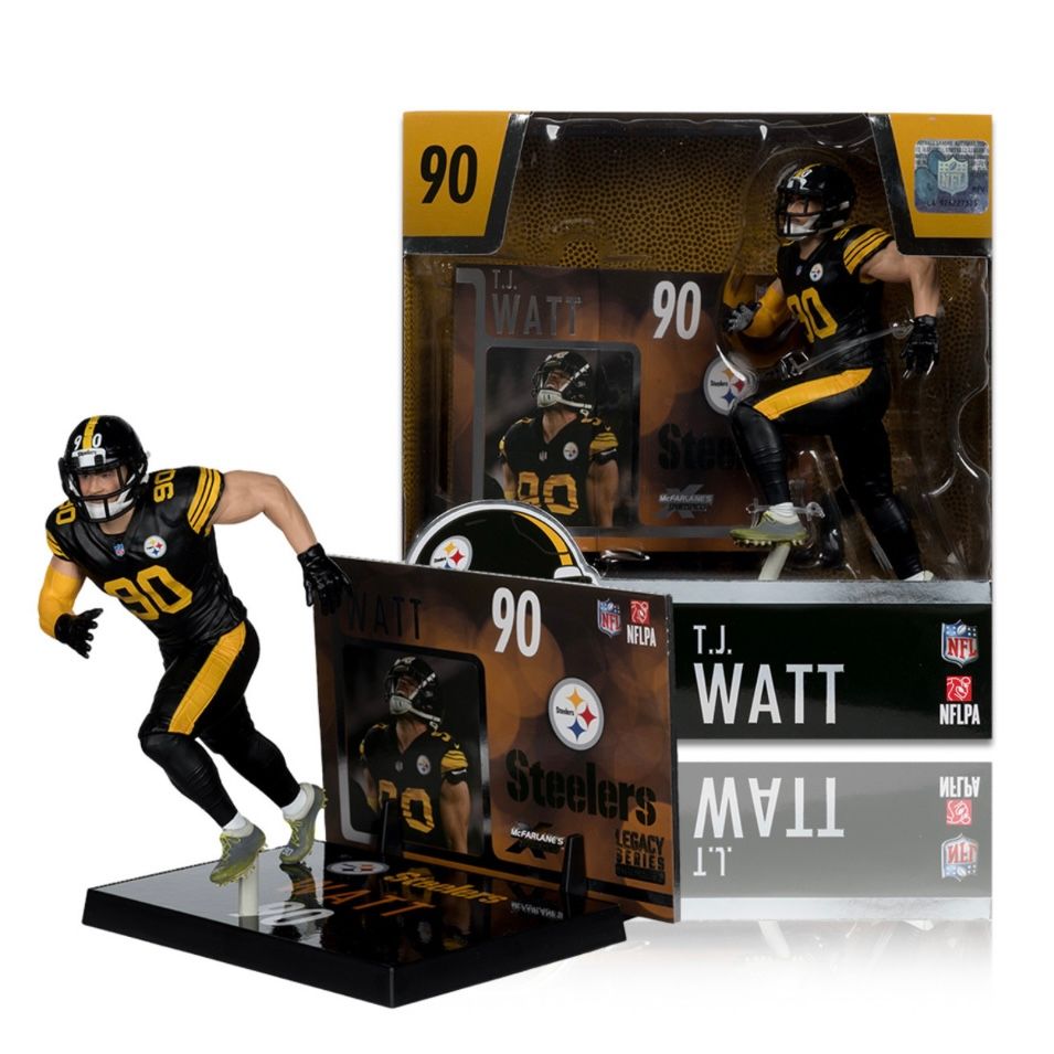 Pittsburgh Steelers TJ Watt Color Rush NFL McFarlane Legacy Series Figure 32
